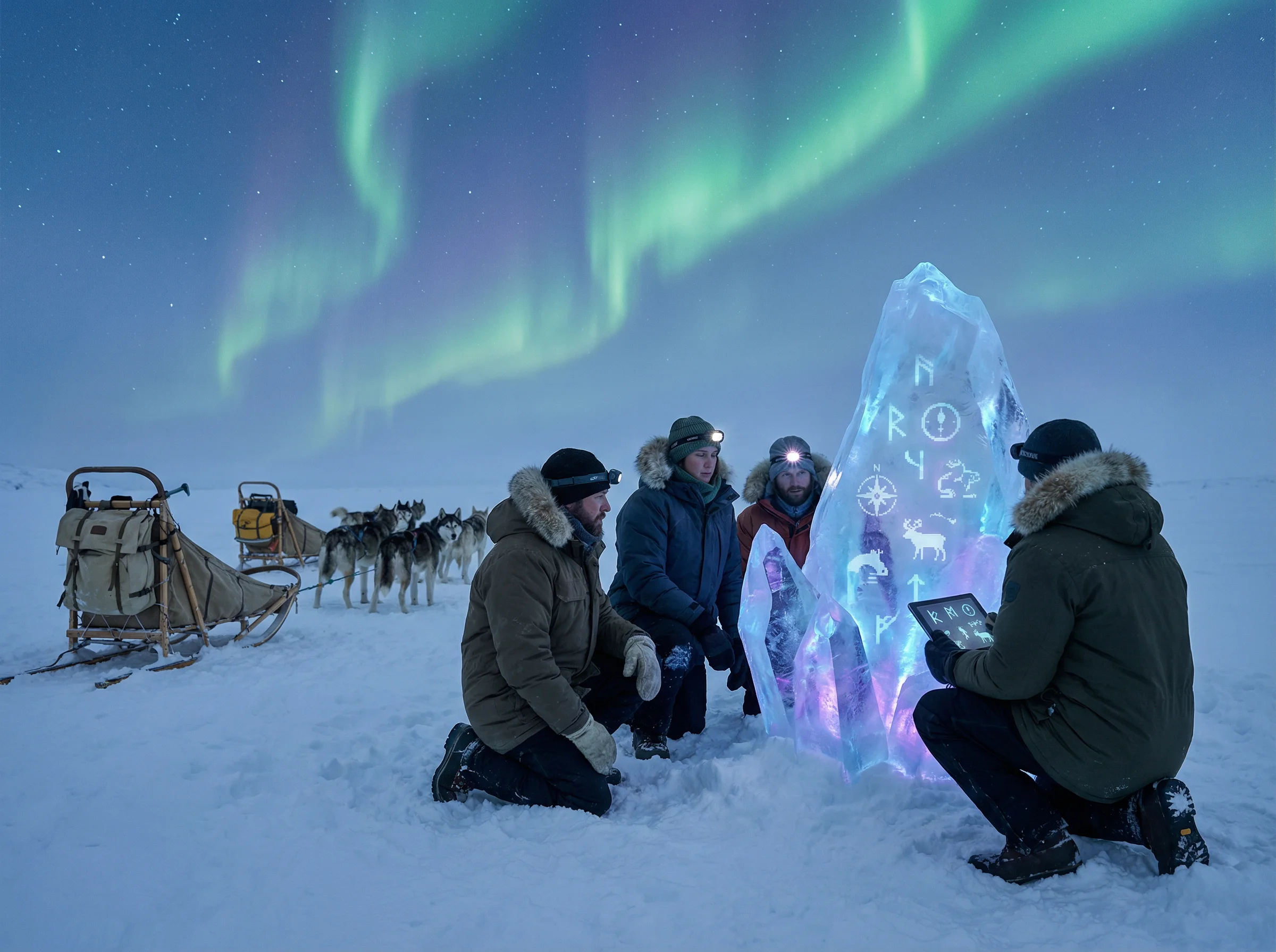 PG电子游戏角色在极地探索